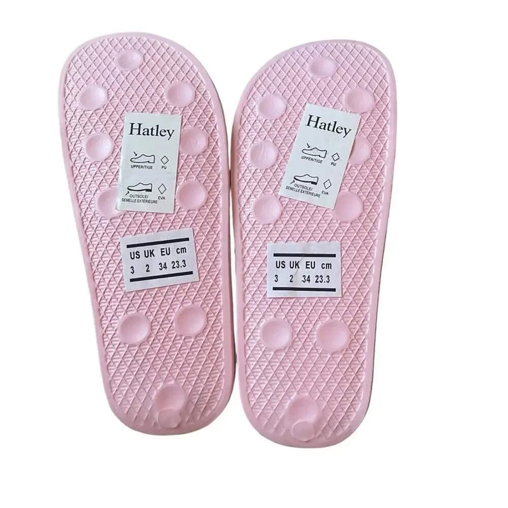 Hatley Playful Horses‎ Slide Sandals Size 3 NWT